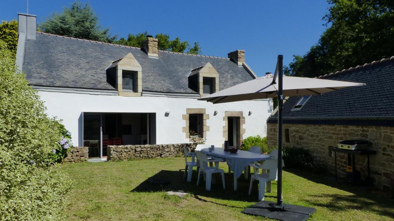 Villa Belle longère en campagne à Larmor Baden Esterno foto