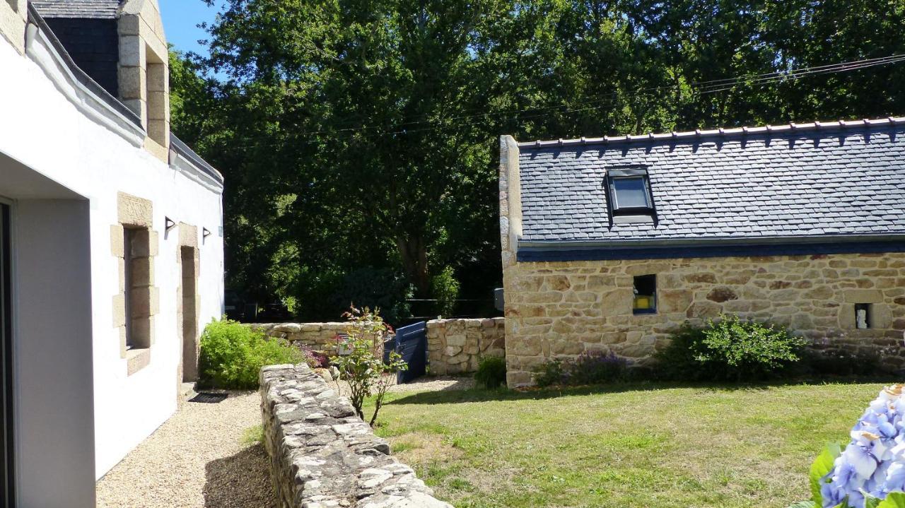 Villa Belle longère en campagne à Larmor Baden Esterno foto