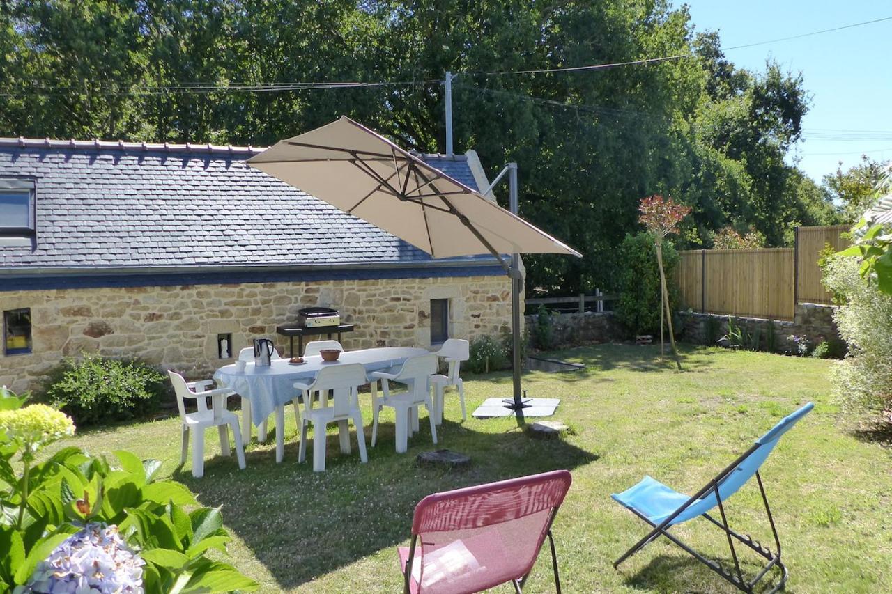 Villa Belle longère en campagne à Larmor Baden Esterno foto